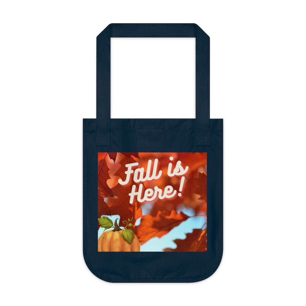Fall is Here Canvas Tote Bag