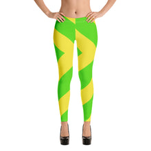Load image into Gallery viewer, Yellow &amp; Green Leggings
